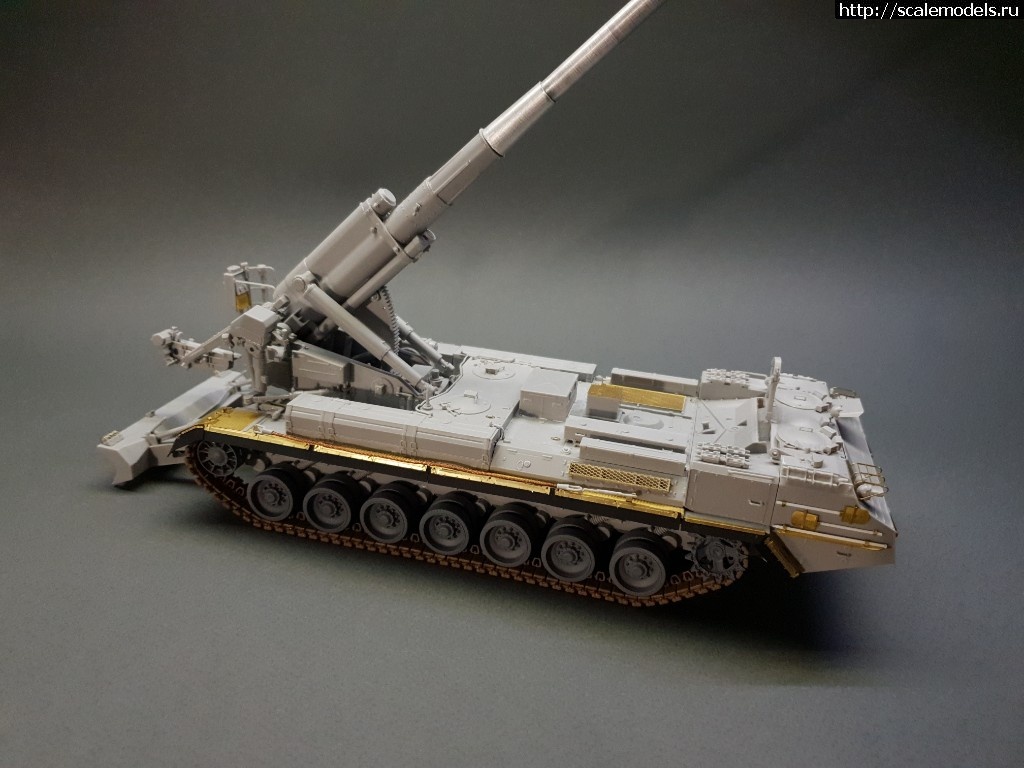 1557337573_20190508_201904.jpg : #1552780/ Trumpeter 1/35 Soviet 2S7M Self-Propelled Gun - �����! ������� ����