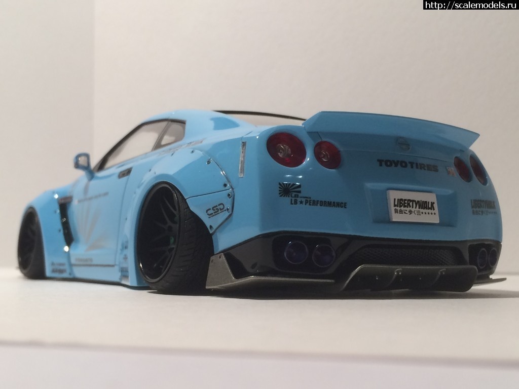 1560175491_IMG_8522.JPG : #1557322/ LB-works R35 GT-R Aoshima 1/24. ������! ������� ����