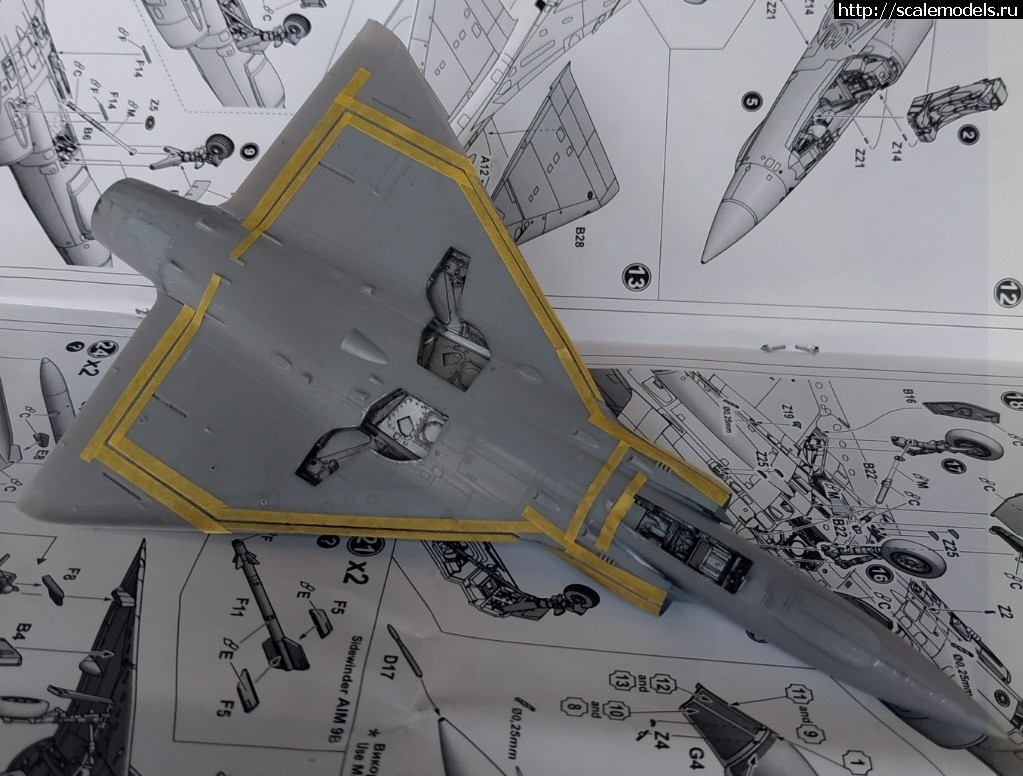 1566062840_IMG_20190728_142156.jpg : #1568140/ ������� ������� Dassault Mirage IIIE 1/72 ModelSvit ������ ������� ����