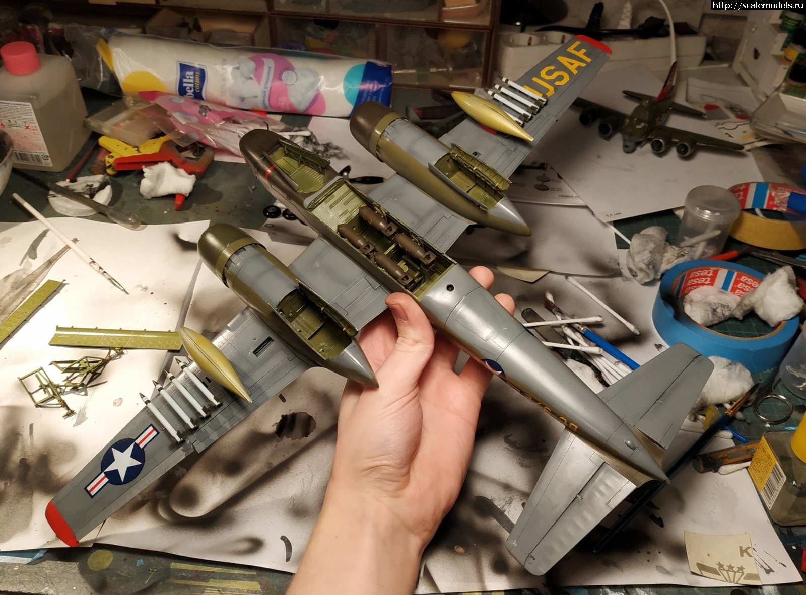 1575121904_bHrkR67OkRk.jpg : #1587030/ ICM B-26B-50 "Invader" 1/48   