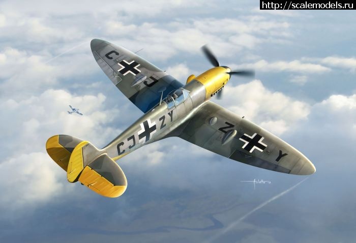 1584618878_BRP-72010_L.jpg : #1607725/ Italery 1/72 Spitfire Mk.VB   DB-605A - !  