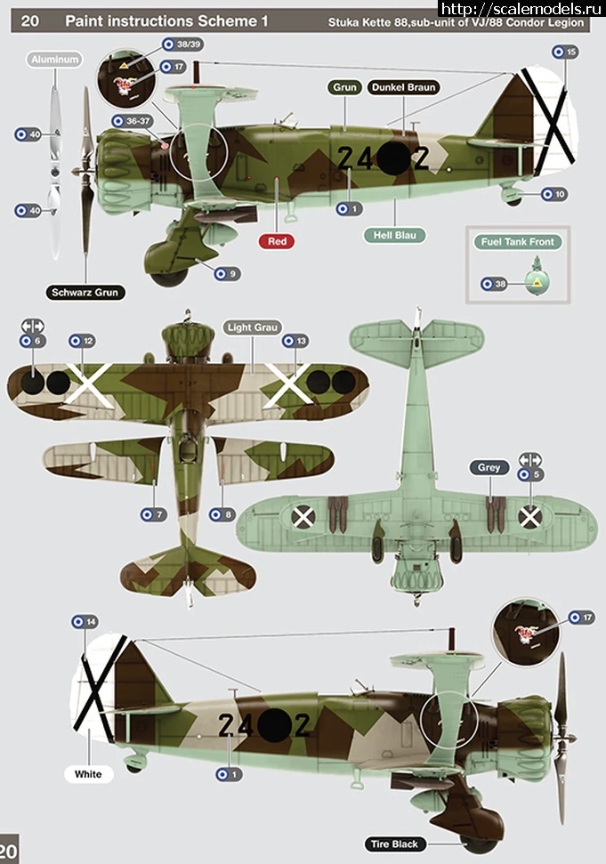 1594105884_Hs123LKd.jpg : 1/48 Henschel Hs123 GasPatch models  
