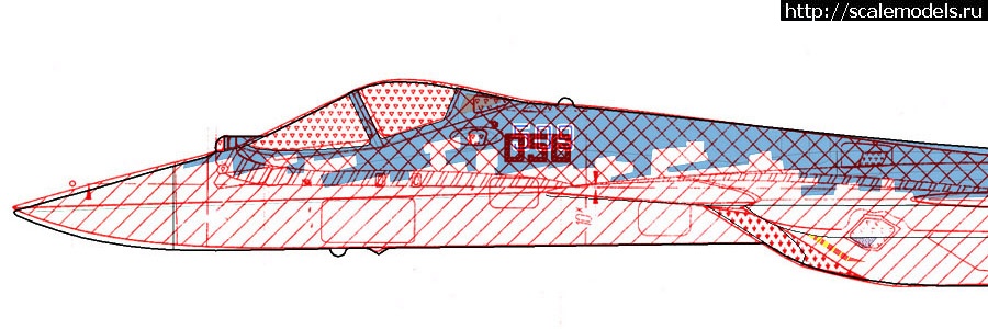 1611747793_Su-57-zvezda_1-48_nose.jpg : #1666483/ ������ 1/48 ��-57 ������� ����