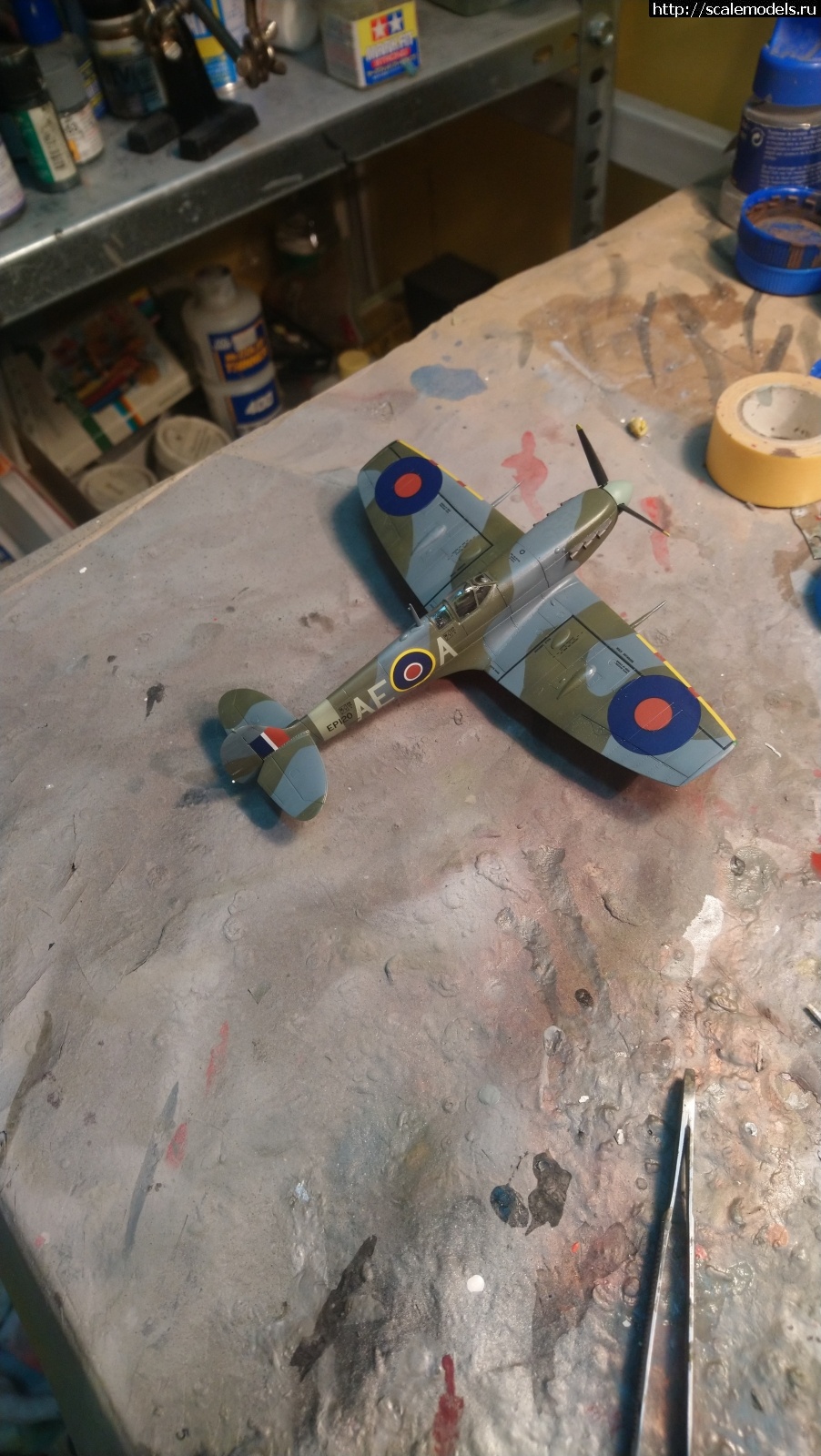1617388165_DSC_1384.JPG : #1678681/ Spitfire Mk.VB Revell 1/72   