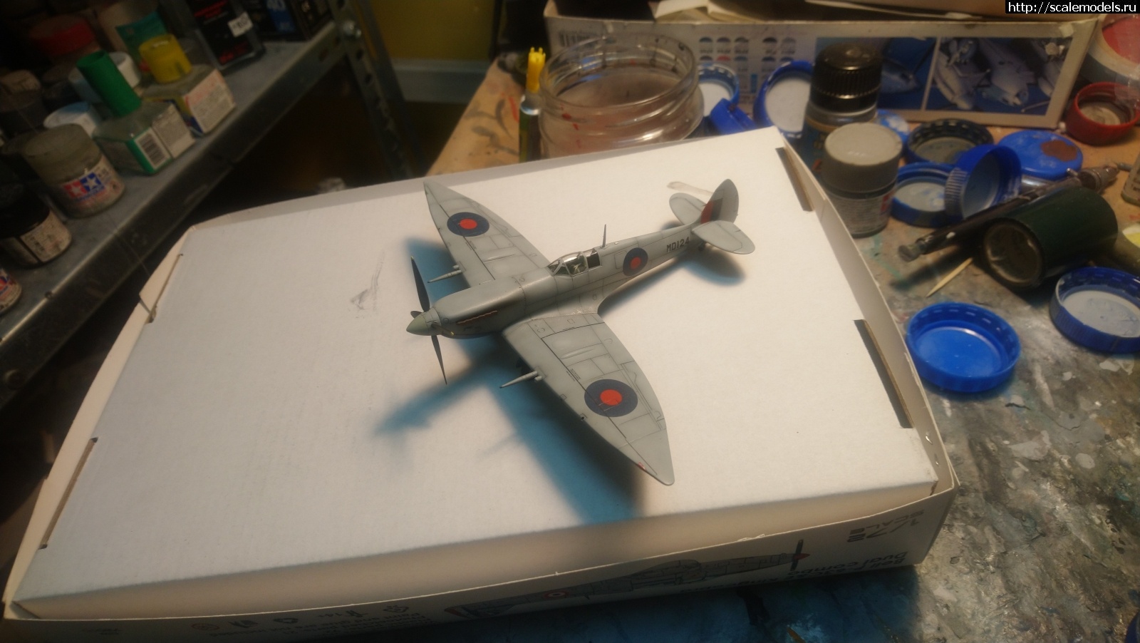 1635274886_DSC_0114.JPG : #1708751/ Spitfire Mk.VII "Long wing" Hasegawa 1/72   