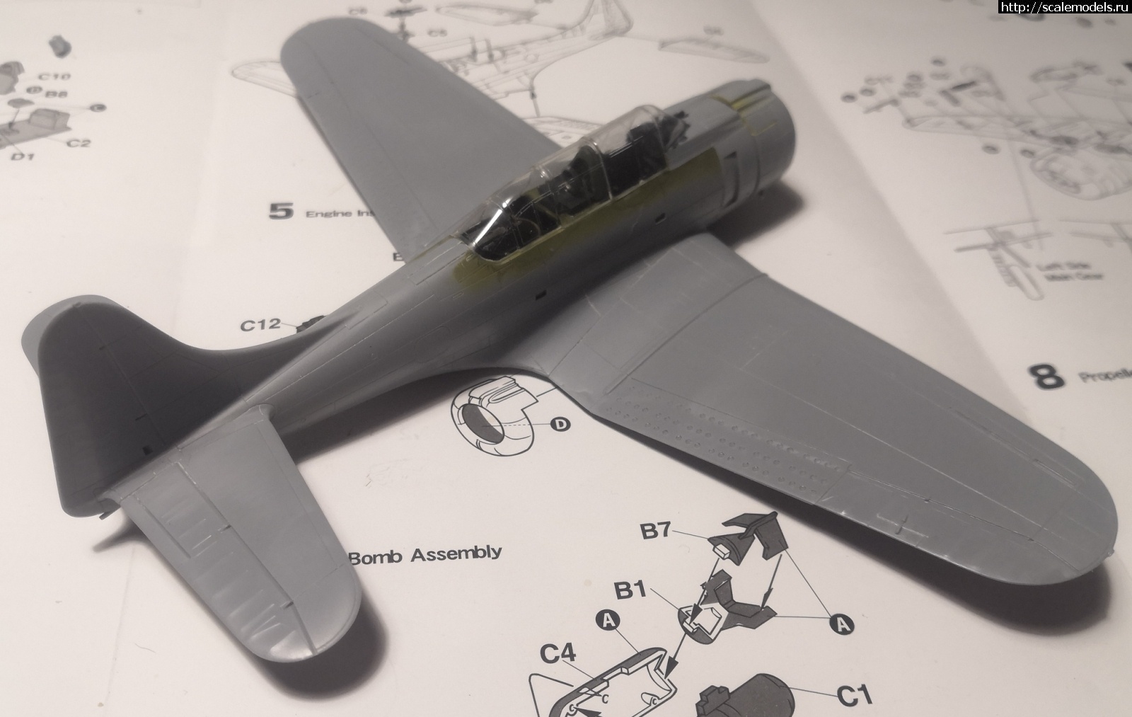 1643390776_IMG_20220128_222207.jpg : #1724574/ SBD-3 Dauntless hasegawa 1/72 .  
