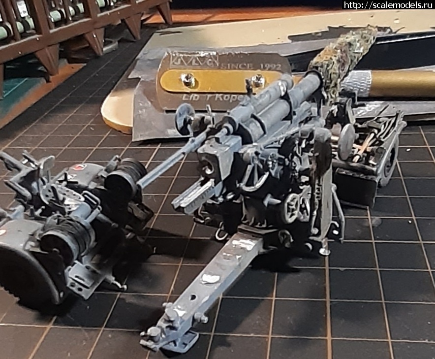1657091481_20220705_184130.jpg : #1745447/ 1/72 Sd.Kfz.7 Orange Hobby+Flak18(+Hasegava)  