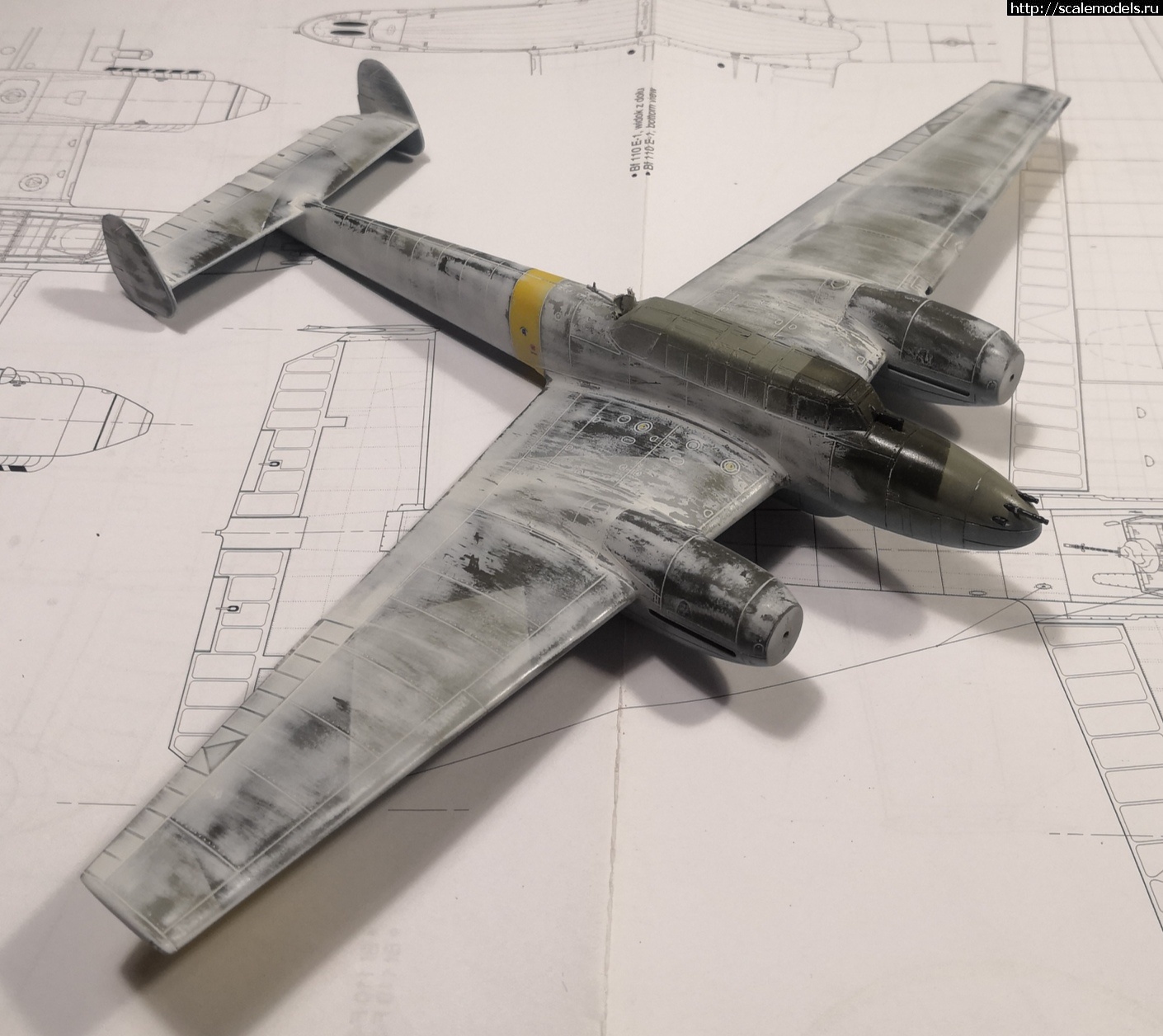 1664822023_IMG_20221003_232936.jpg : #1756364/ Bf-110 c-6 Eduard 1/72 .  