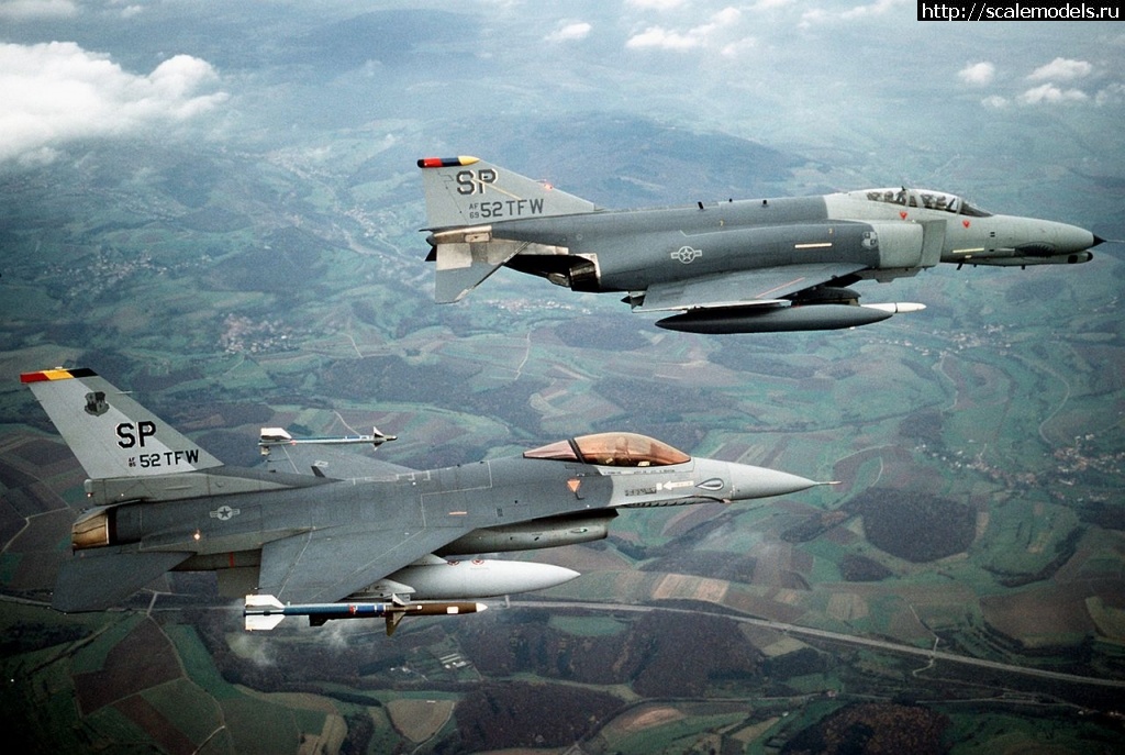 1692262455_F-16C-F-4G.jpg : #1797004/ F-4G Phantom II 1/48 MENG -   