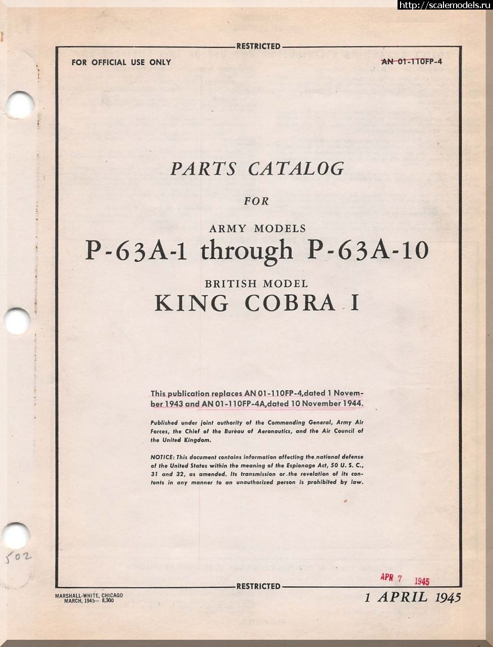 1713718375_P-63A_IPC_Page_001__43042.jpg : #1829256/ P-63 Kingcobra -     