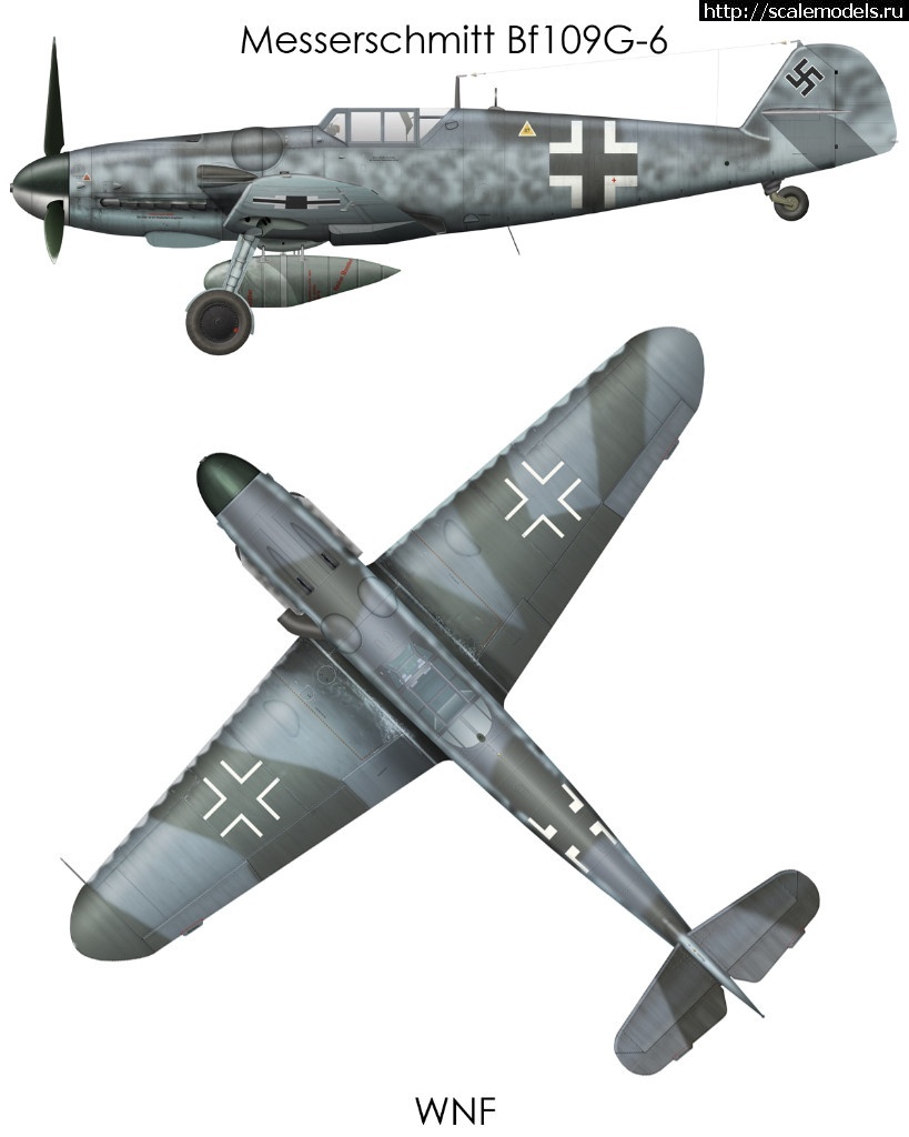 1730351783_1524173095_WNF.jpg : #1853327/ ��������� Bf 109G-6 �� Tamiya 1/72  ����� ��������� ������� ����
