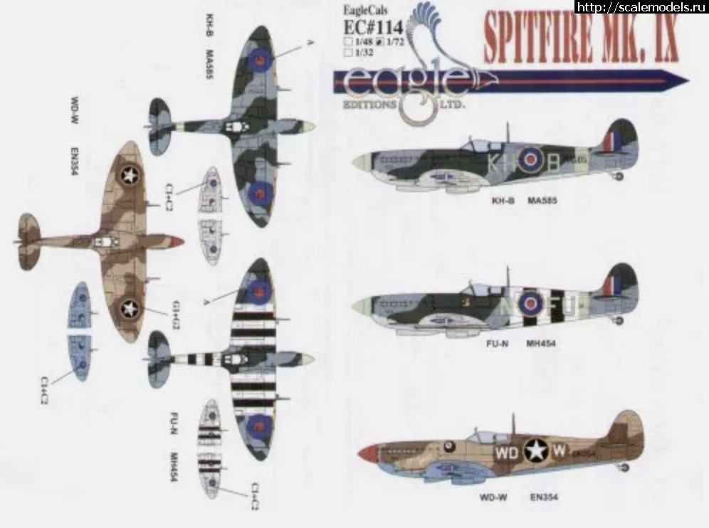 1741010136_EagleCals-72114.png : #1870196/   Spitfire MkVII/VIII/IX/XVI  