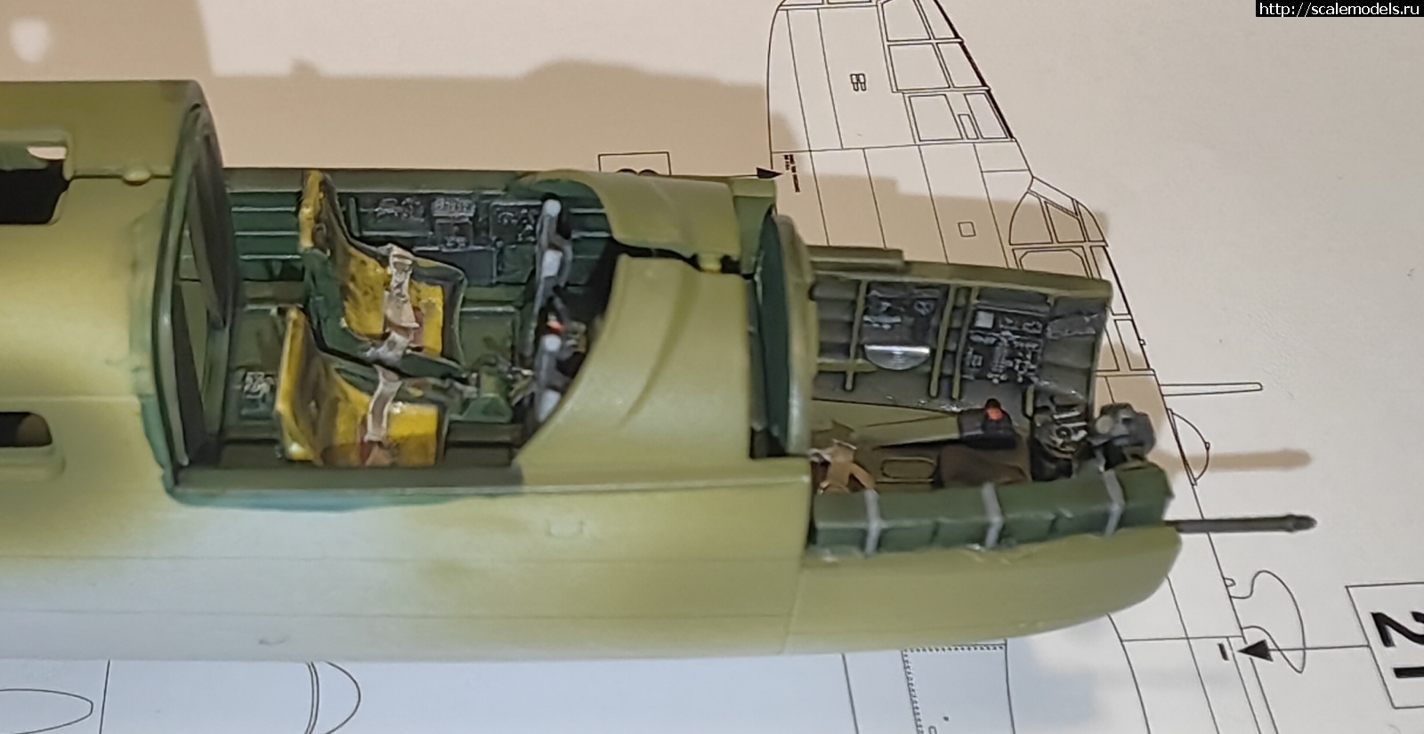 1743436923_IMG_20250331_204451_edit_294687847949146.jpg : #1873716/ B-25c Airfix 1/72 ������! ������� ����