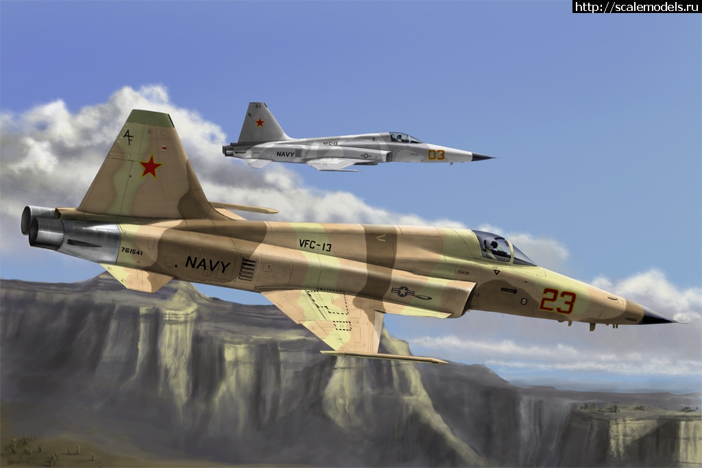 1746216673_2221_rd.jpg : F-5E Tiger II Fighter HobbyBoss 1/72  