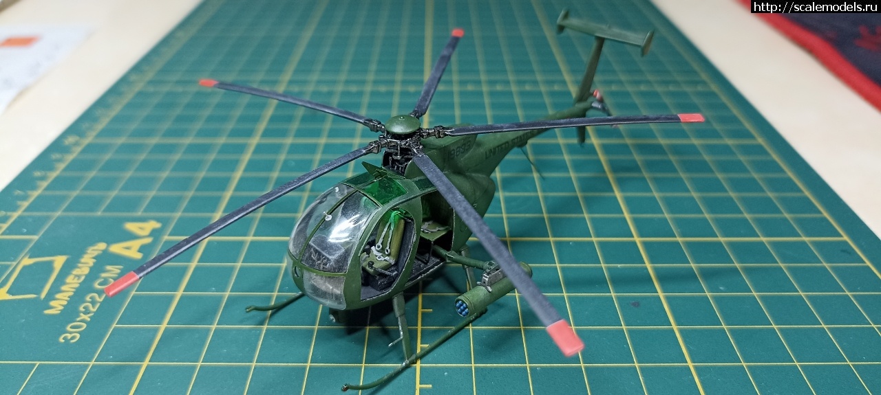 1757385109_IMG_20250909_052239.jpg : #1889546/ AH-6A Night Fox Italeri 1/72  