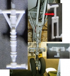  Revell 1/144 L 1049G Super Constellation: 1760876494_112-perednjaja-opora-sravnenie.jpg