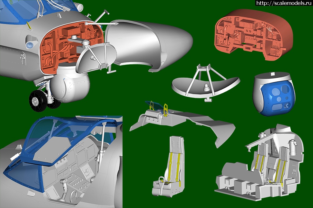 1772873507_69a948b938c18.jpg : ����� Trumpeter 1/35 Ka-52 Alligator Hokum-B ������� ����