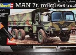 Обзор Revell 1/35 MAN 7t. milgl 6x6 truck #03081 (Preview)