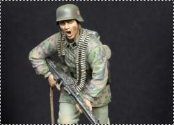 Dragon 1/16 German MG-42 gunner, Normandy 1944