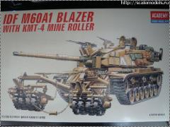  Academy 1/35 IDF M60A1 Blazer with KMT-4 mine roller