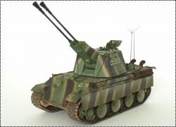 Dragon+Trumpeter 1/35 5,5 cm Zwilling Flakpanzer mit Panther