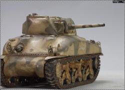 Dragon 1/35. Sherman M4A1 75 mm.Early Version