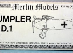 Обзор Merlin Models 1/72 Rumpler D.I