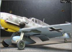 Hasegawa 1/48 Messershmitt Bf-109 G-6, 6/JG27, Wiesbaden, 1944
