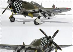 Ярославский химзавод Луч 1/72 P47-D-25 Thunderbolt - Модель Века