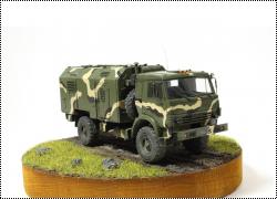Snake Model 1/72 Станция связи П-390ПМ на шасси КамАЗ-4350
