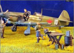 1/48 Як-1б и заправщик БЗ-38