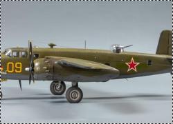 Airfix 1/72 B-25D Mitchell Американский солдат с Советскими наградами