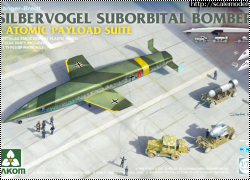 Обзор Takom 1/72 SILBERVOGEL Suborbital bomber atomic payload suite