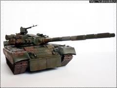 Звезда 1/35 Т-80БВ (Zvezda T-80BV) (кат. № 3592) - почти из коробки