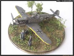 Амодел 1/72 Messerschmitt Bf-109F2 Ганса Филиппа (A-model)