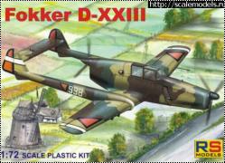Обзор RS Models 1/72 Fokker D-XXIII