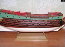 Lindberg/Revell 1/133 Wappen von Gamburg Конвойный фрегат 1667 год
