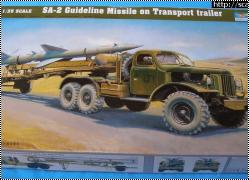 Обзор Trumpeter 1/35 SA-2 Guindeline Missile on Transport trailer #00204