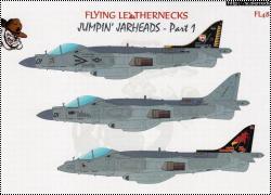 Обзор декали 1/48 Flying Leaternecks AV-8B Harrier