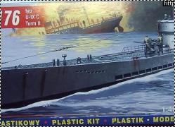 Обзор Mirage Hobby 1/400 U-boot Type IXC turm II U-176, Type VIIC U-571
