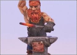 Aesir Craft 54mm Valgerd Dwarf Blacksmith #32006
