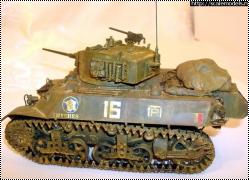 AFV Club 1/35 M3A3 Stuart - Американец на Французской службе
