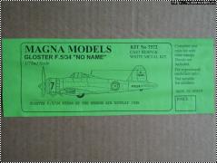 Обзор Magna Models 1/72 Gloster F.5/34