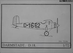  Dujin 1/72 Darmstadt D.18