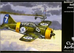 Обзор 1/48 Classic Airframes – Brewster 239 Buffalo