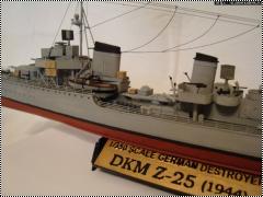 Trumpeter 1/350 немецкий эсминец Zerstorer Z-25, 1944