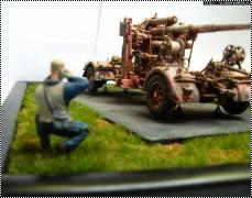 Диорама Dragon 1/35 Flak36 - Aberdeen's walkaround