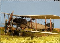 Диорама Roden 1/48 Bristol F.2b - Гибель побеждённым