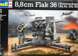  Revell 1/72 8,8 cm Flak 36