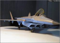 Звезда 1/72 МиГ 1.44 - Первый Блин...